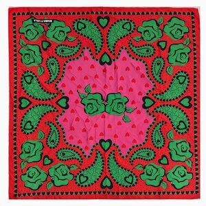 Bimba Y Lola 🌹 Bandana / Folk Print Scarf Anthropologie